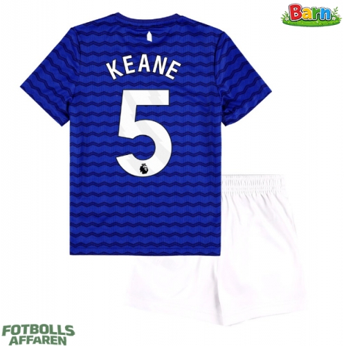 Everton Michael Keane #5 Hemmaställ Barn 2025-26 Kortärmad (+ Korta byxor)